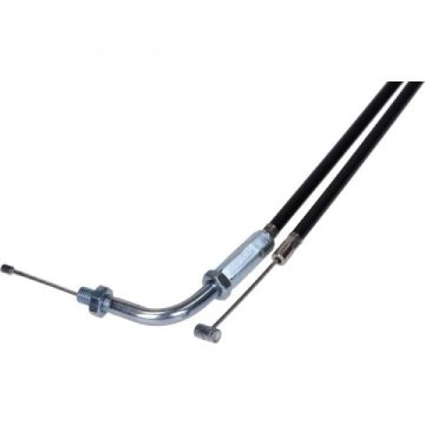 Gaszug 90° schwarz DMP